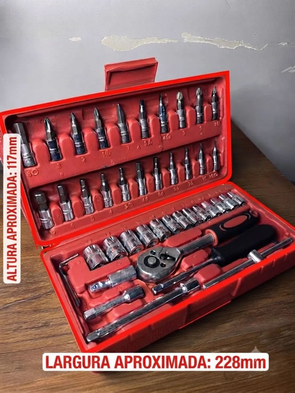Kit ferramentas 46 peças 