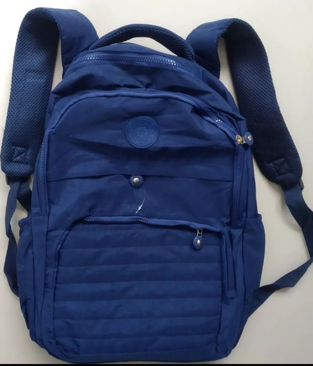 Mochila grande, impermeável, nova,azul