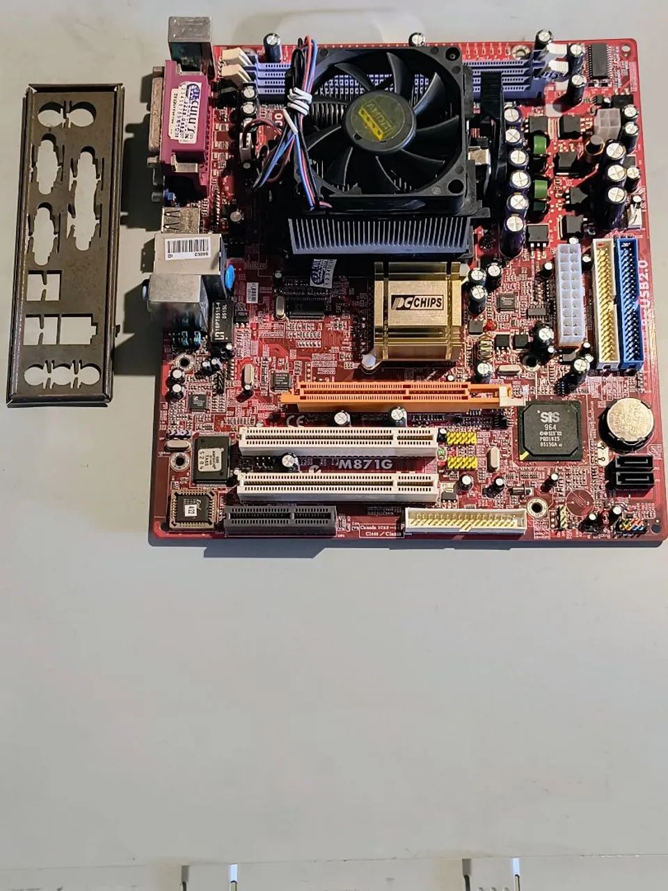 Lote de placas mãe DDR400  - Foto 4