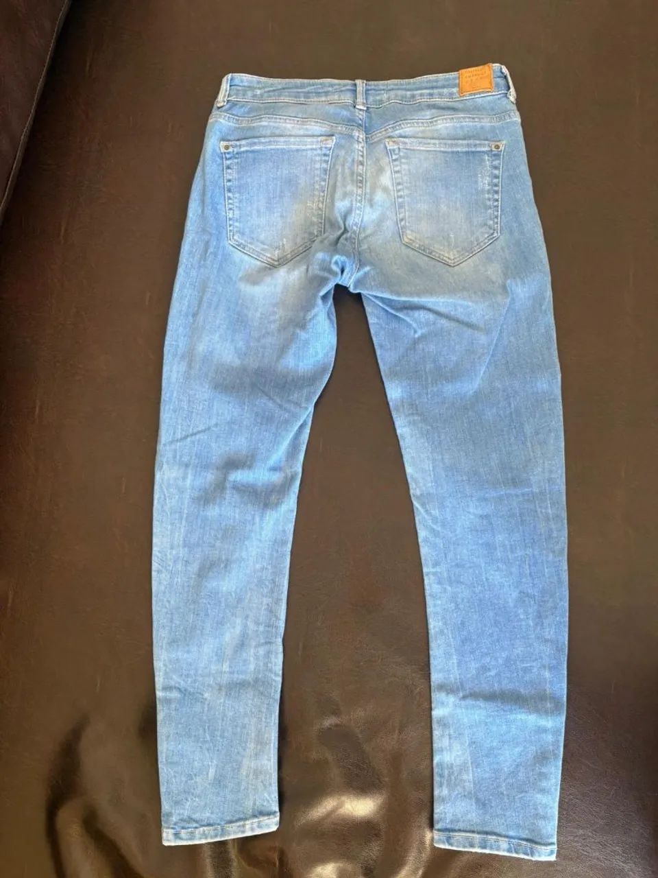 Calça damage jeans ZARA  - Foto 5