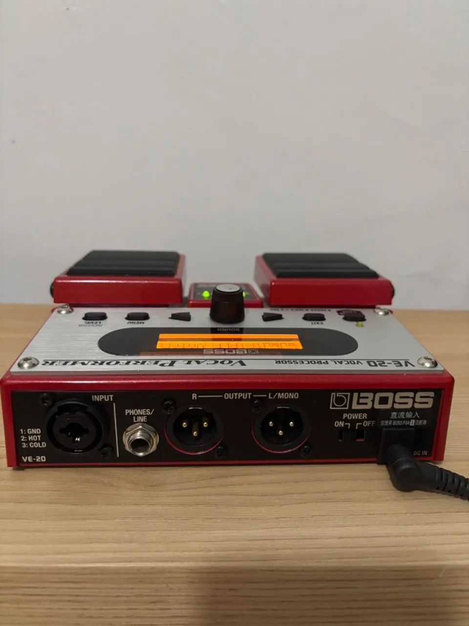 Pedal Processador Vocal Boss VE-20 - Equipamentos e Acessórios de