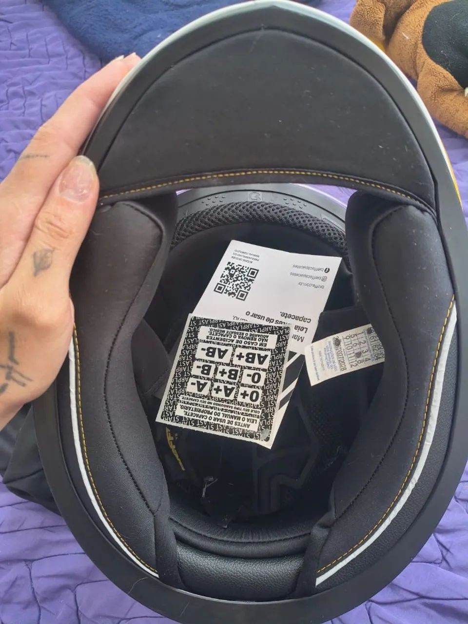 Capacete e jaqueta 99  - Foto 5