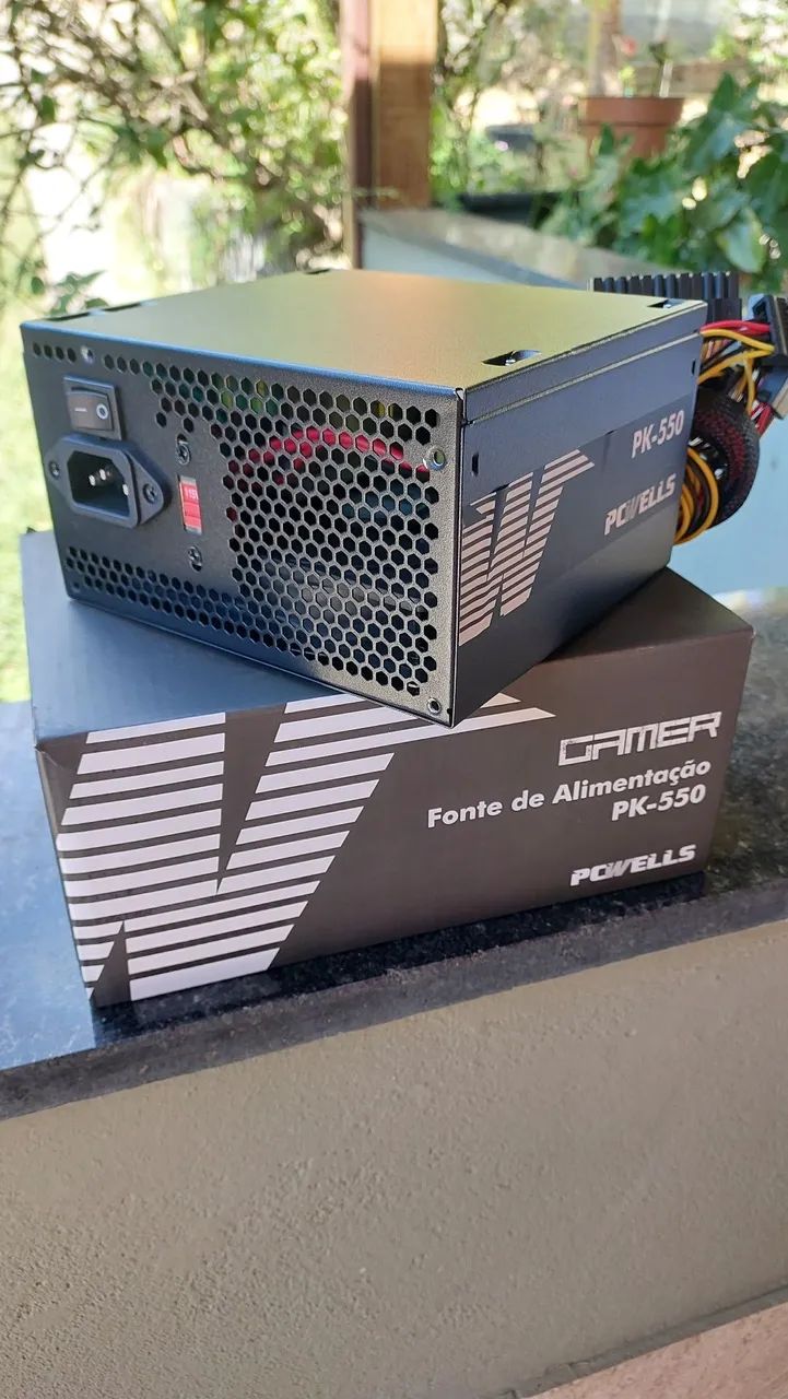 Fonte Gamer PC Wells PK-550 - Nova na Caixa  - Foto 3
