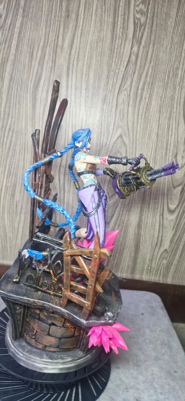 BONECO JINX LOL DE IMPRESSÃO 3D - Foto 3