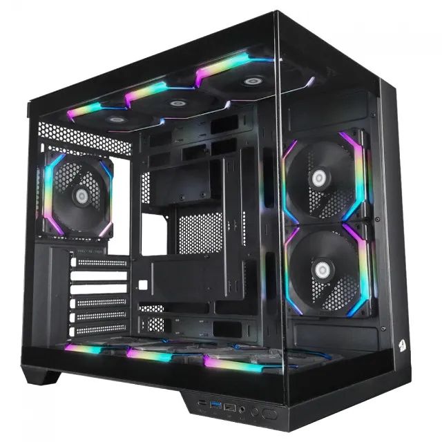 Gabinete Gamer Redragon Wideload Pro, Mid Tower, ATX, Lateral e Frontal em Vidro Temperado