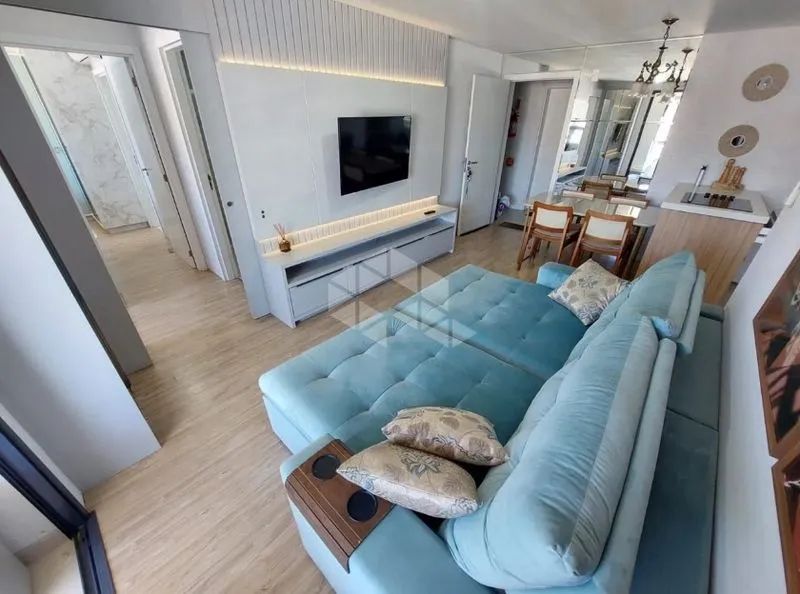Apartamento mobiliado para alugar: 2 quartos (1 Suíte) 68m² Sacada com Churrasqueira - Kob - Foto 3