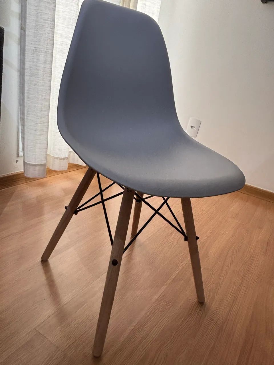 CONJUNTO DE CADEIRA EIFFEL CINZA - Foto 3