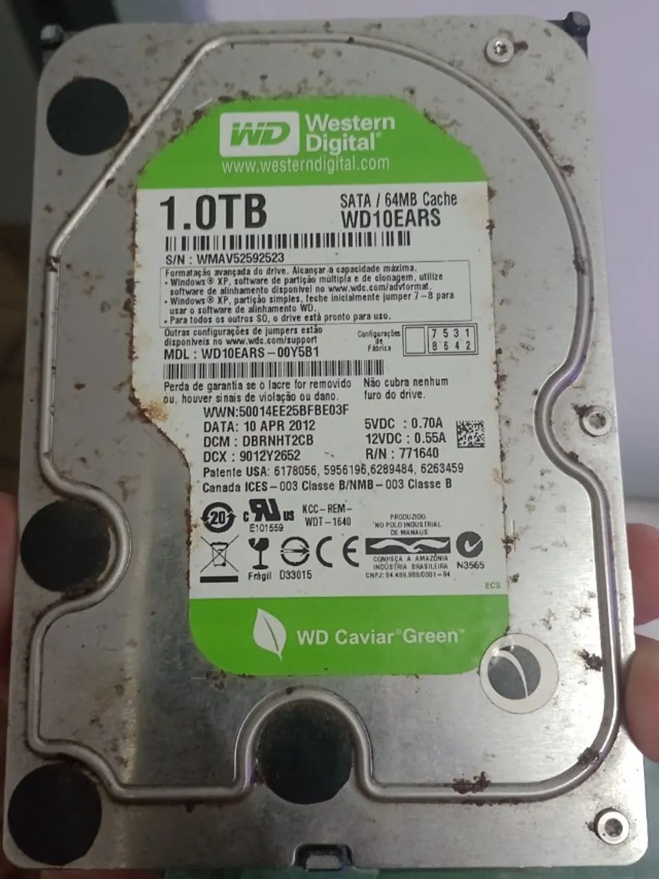 HD Western Digital 1TB