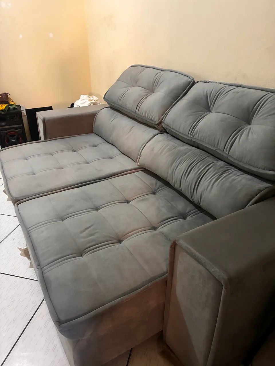 Sofa Luizzi bugatti II - 4 lugares - Novo - Foto 2