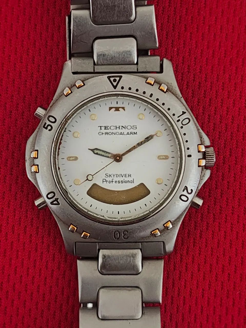 Lote 2 Relogios Orient Technos Ana / Dig Anos 90 Parados - Foto 2