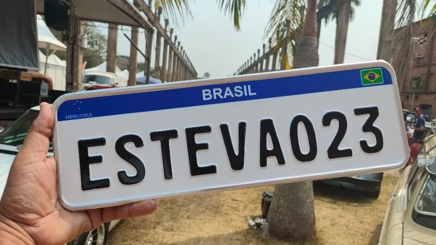 Placa Decorativa Mercosul  - Foto 3