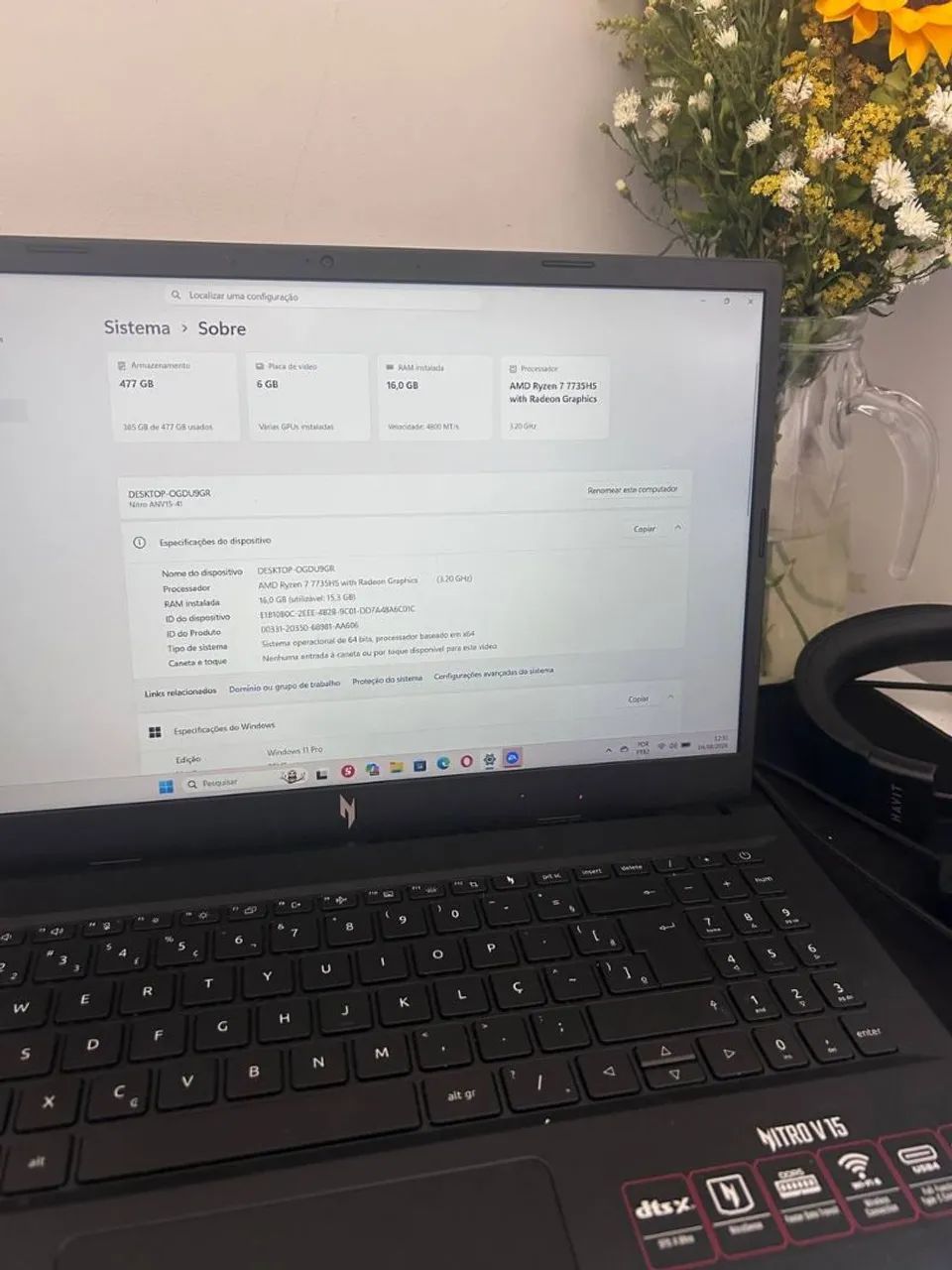 Notebook acer nitro v15 - Foto 4