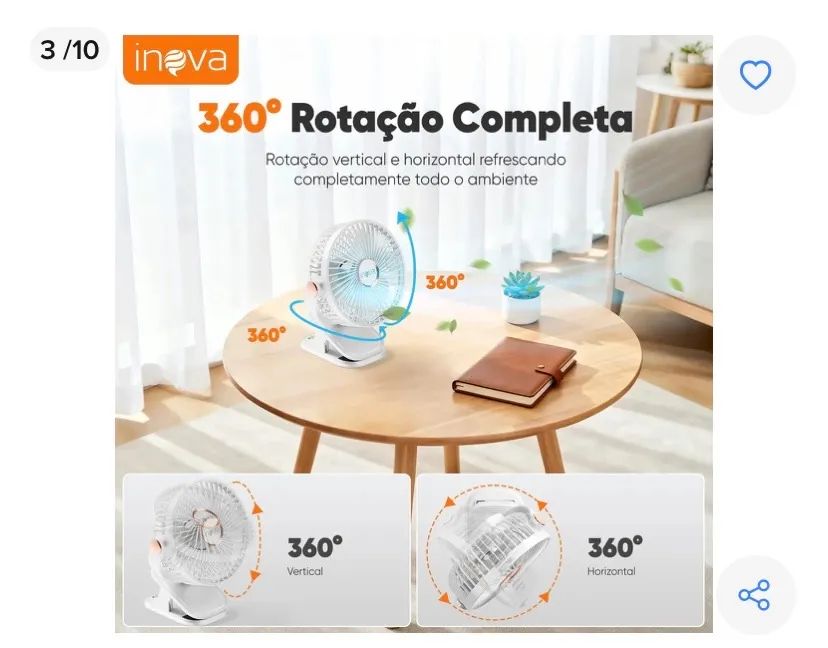 Ventilador portátil  - Foto 5