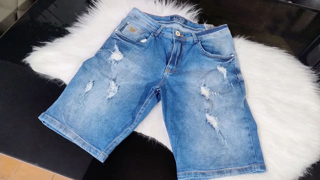 Bermuda Armani usado 3x bem conservado  - Foto 5