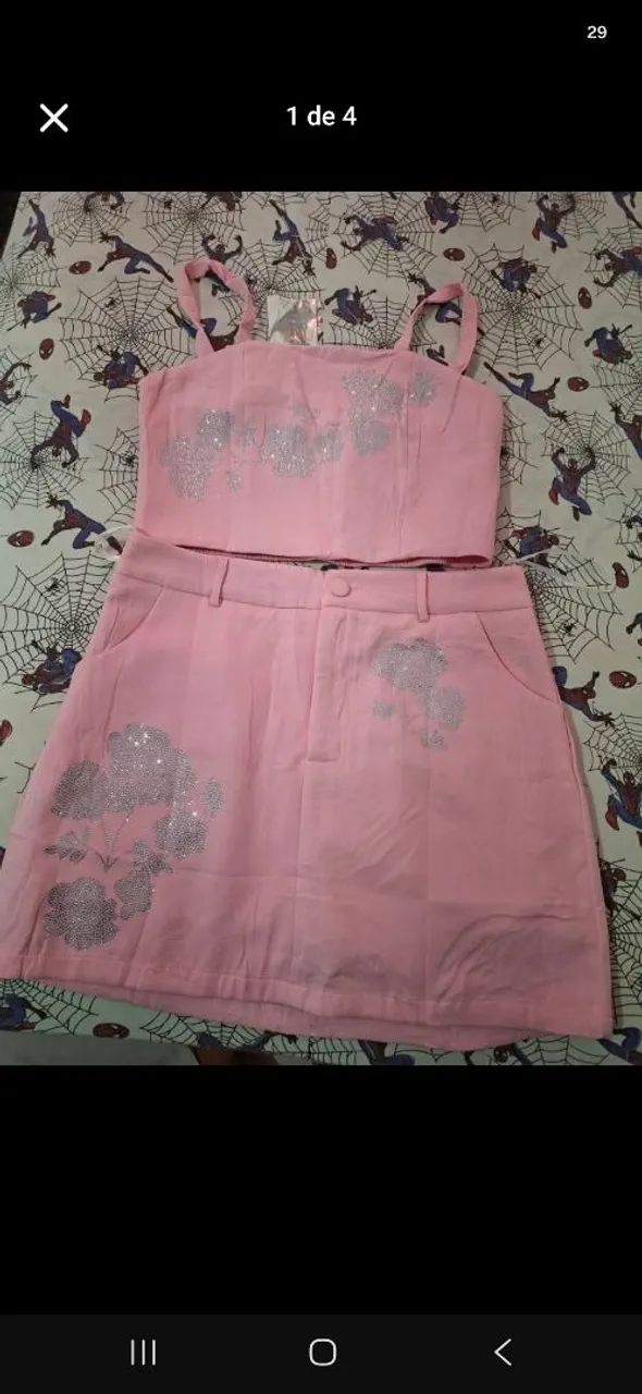 Vendo esse conjunto nunca usado