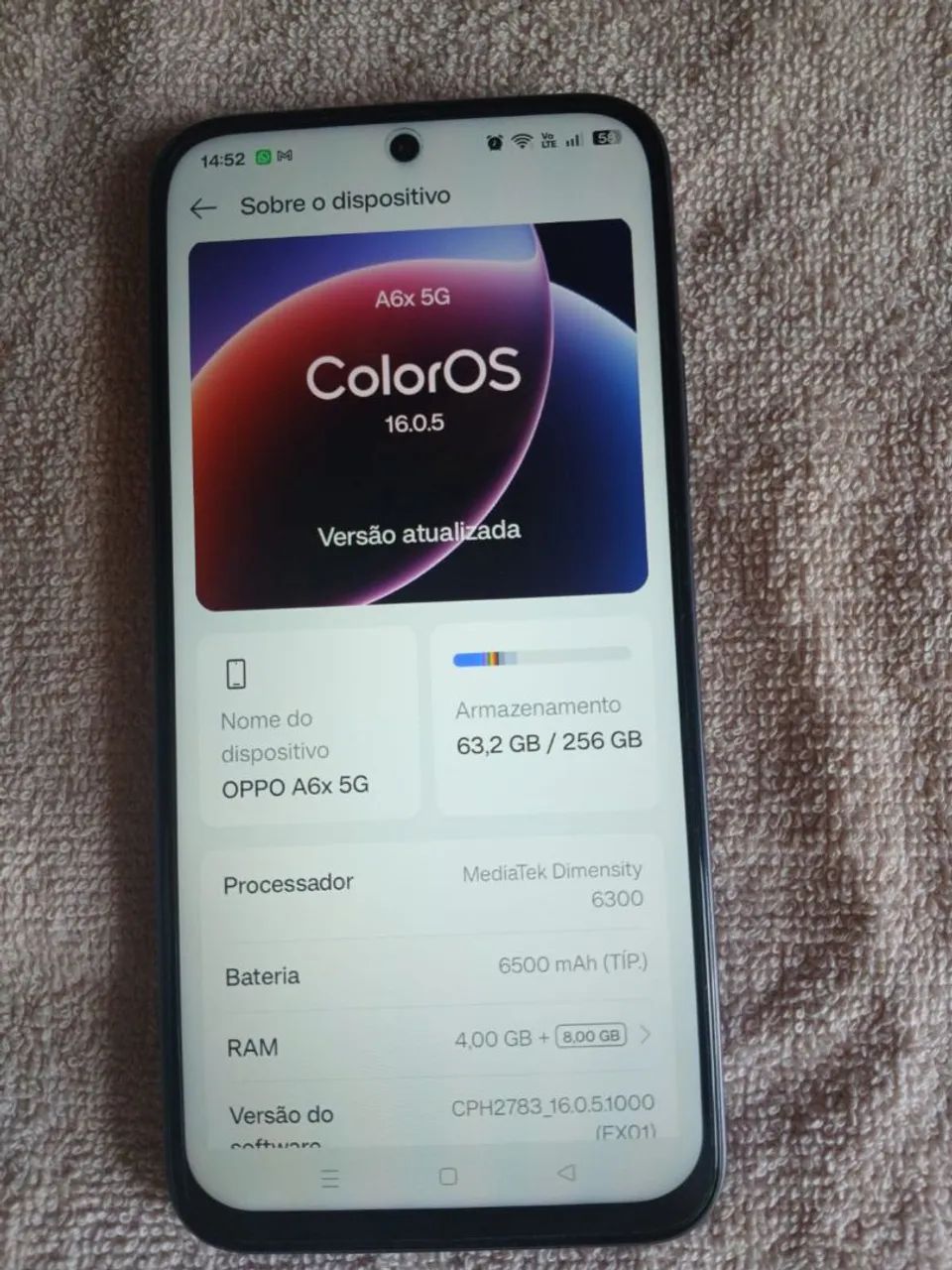 OPPO AX6 5G 256GB - Foto 3