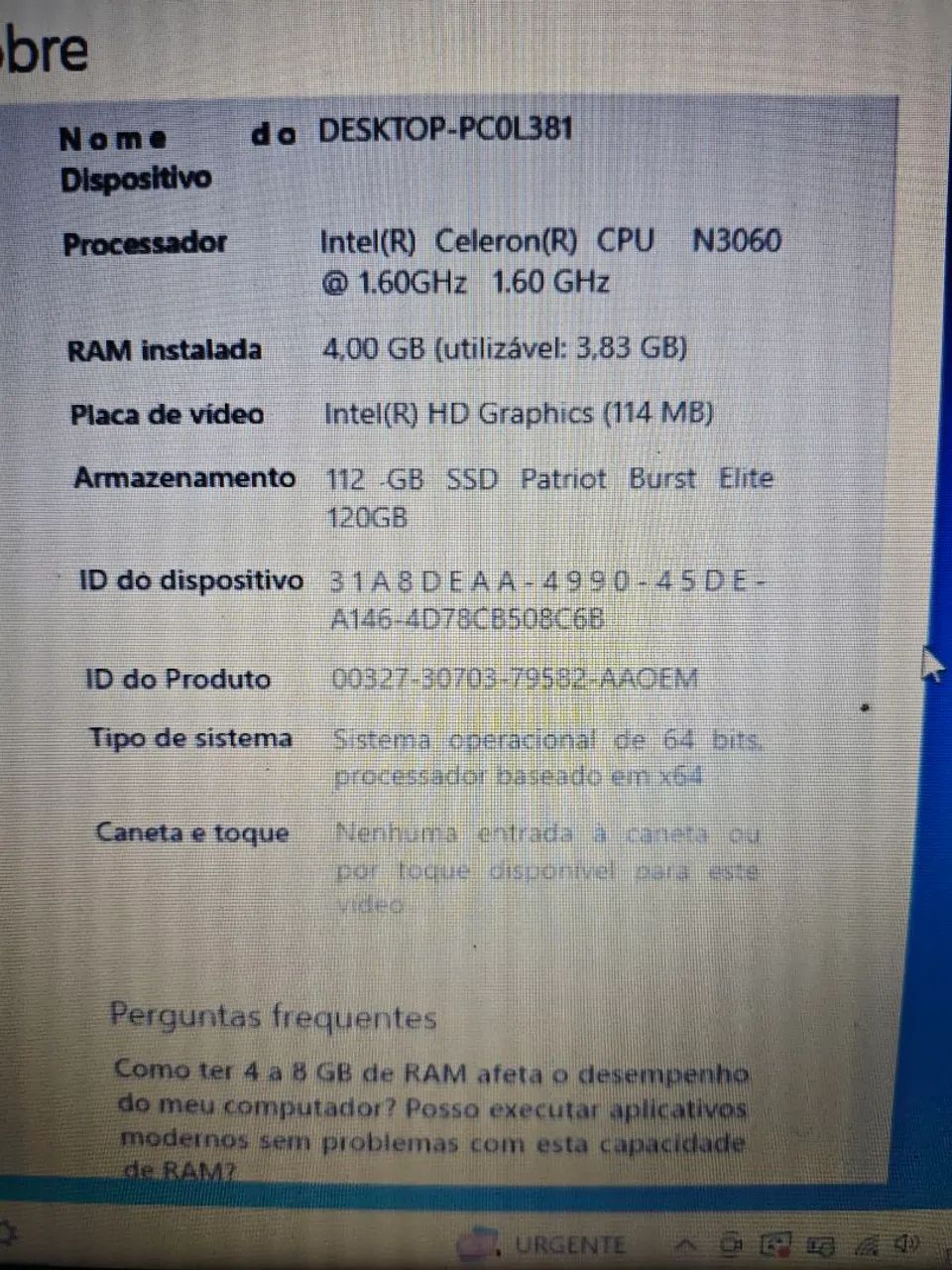 Notebook Aspire 3 - Foto 4
