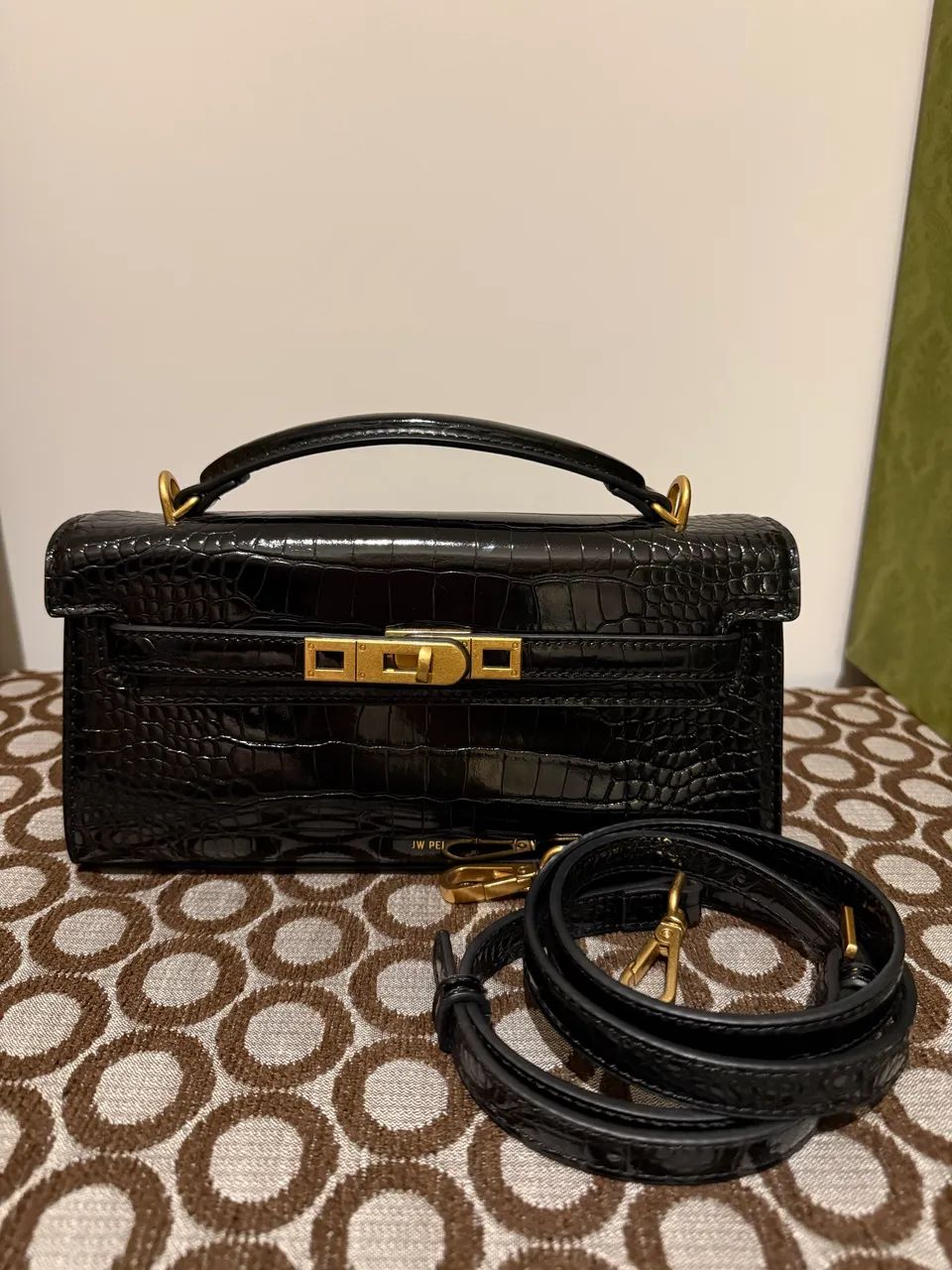 Bolsa JW PEI Noor Black Croco