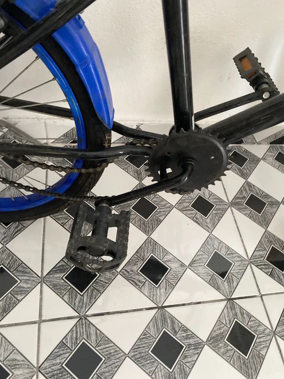 Bicicleta azul  - Foto 4