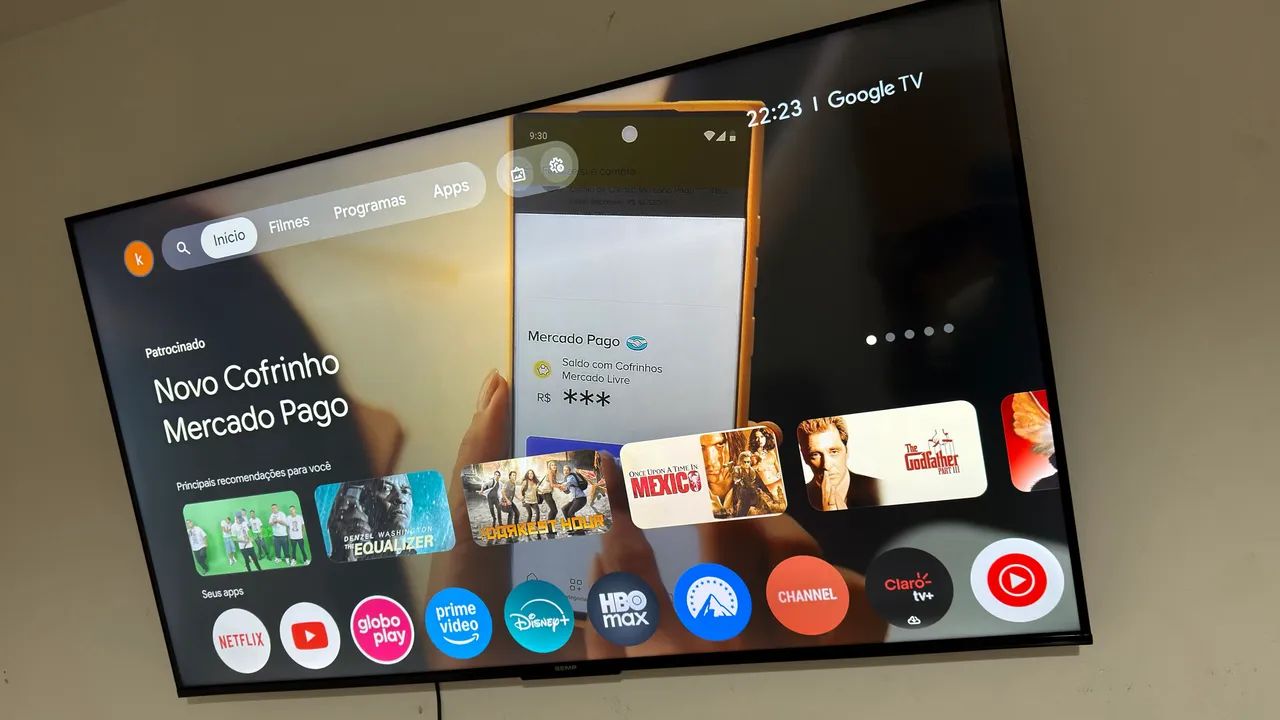 Smartv 55 polegadas semp 