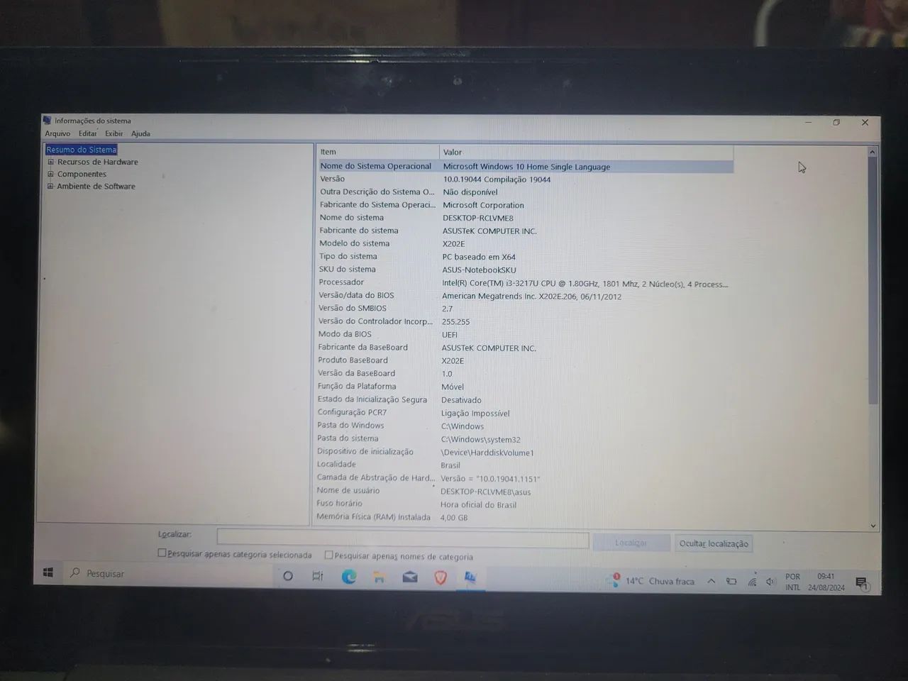 Notebook asus x202e i3 4gb hd500 x202e defeito falha teclado e mal contato jackpower