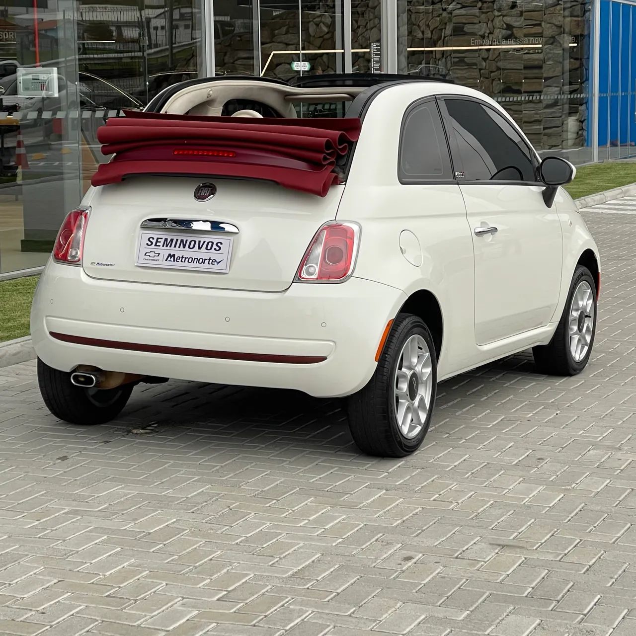 Fiat 500 Cabrio Dualogic Flex 1.4 8V 2014 - Foto 2