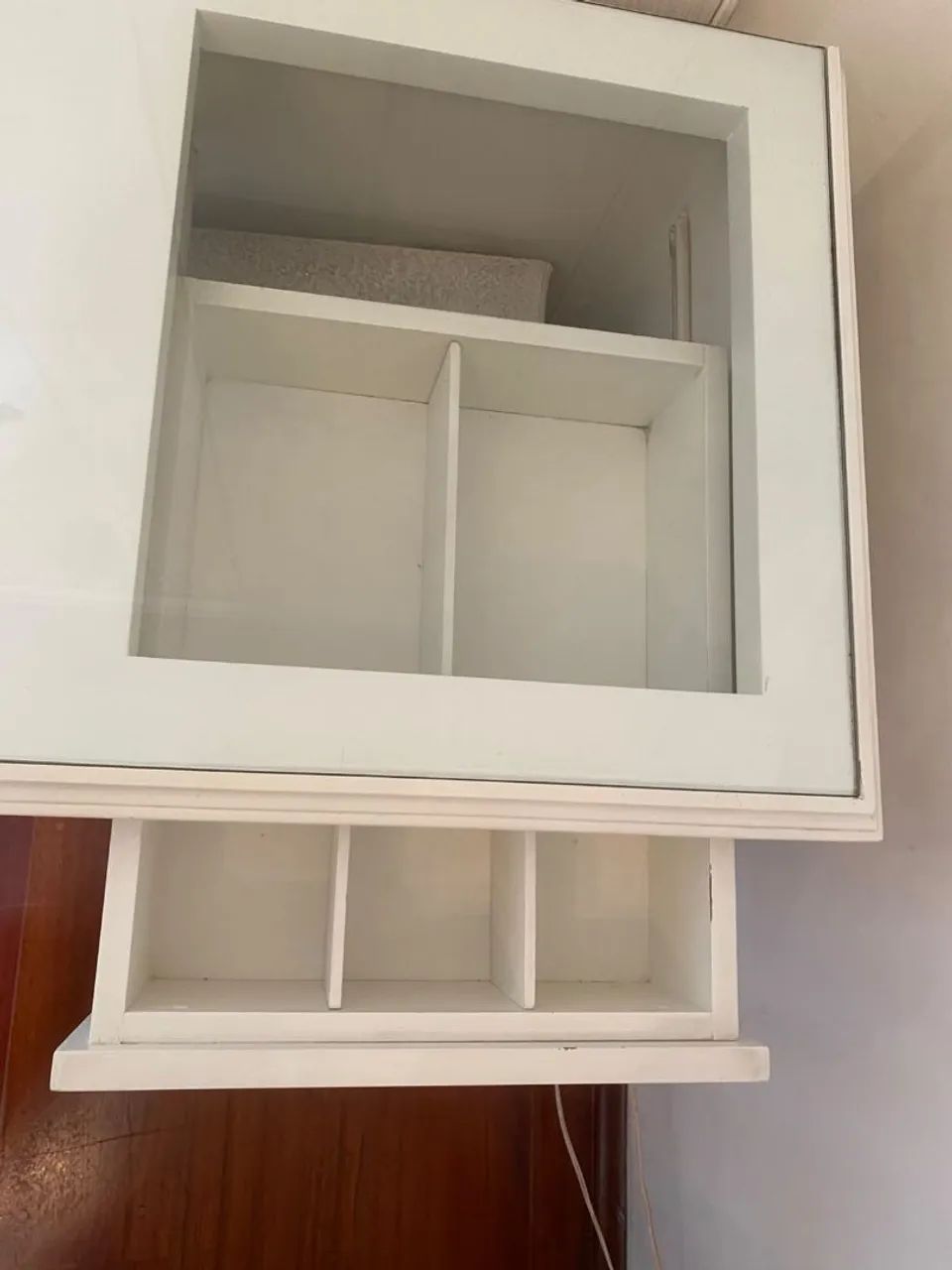 ESCRIVANINHA COM TAMPO DE VIDRO - Foto 5