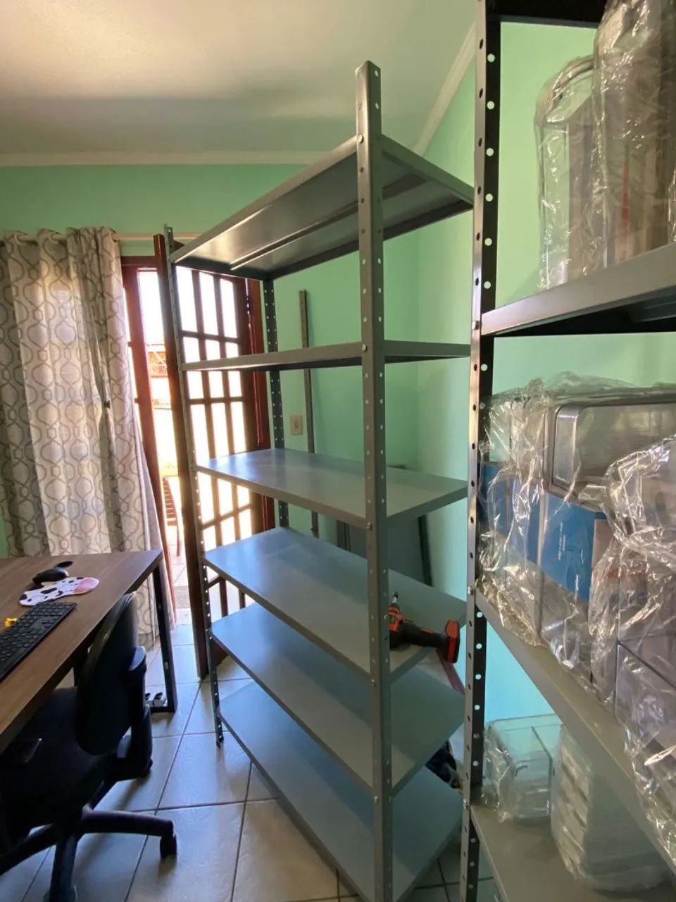 Estante aço com 6 prateleiras (40cmx90cm)  - Foto 2