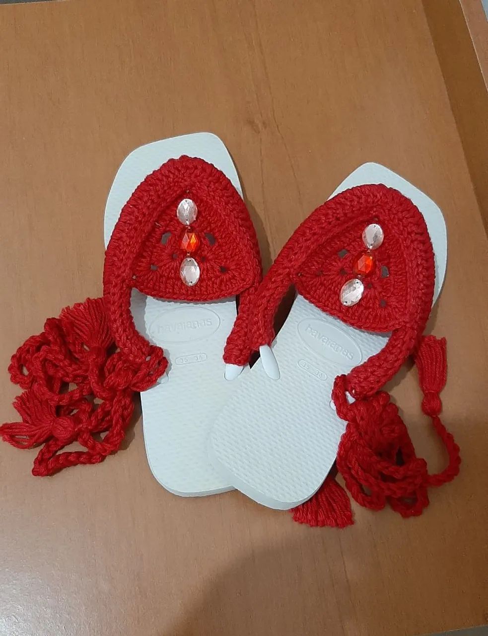 Sandália de Verão Customizada - Foto 4