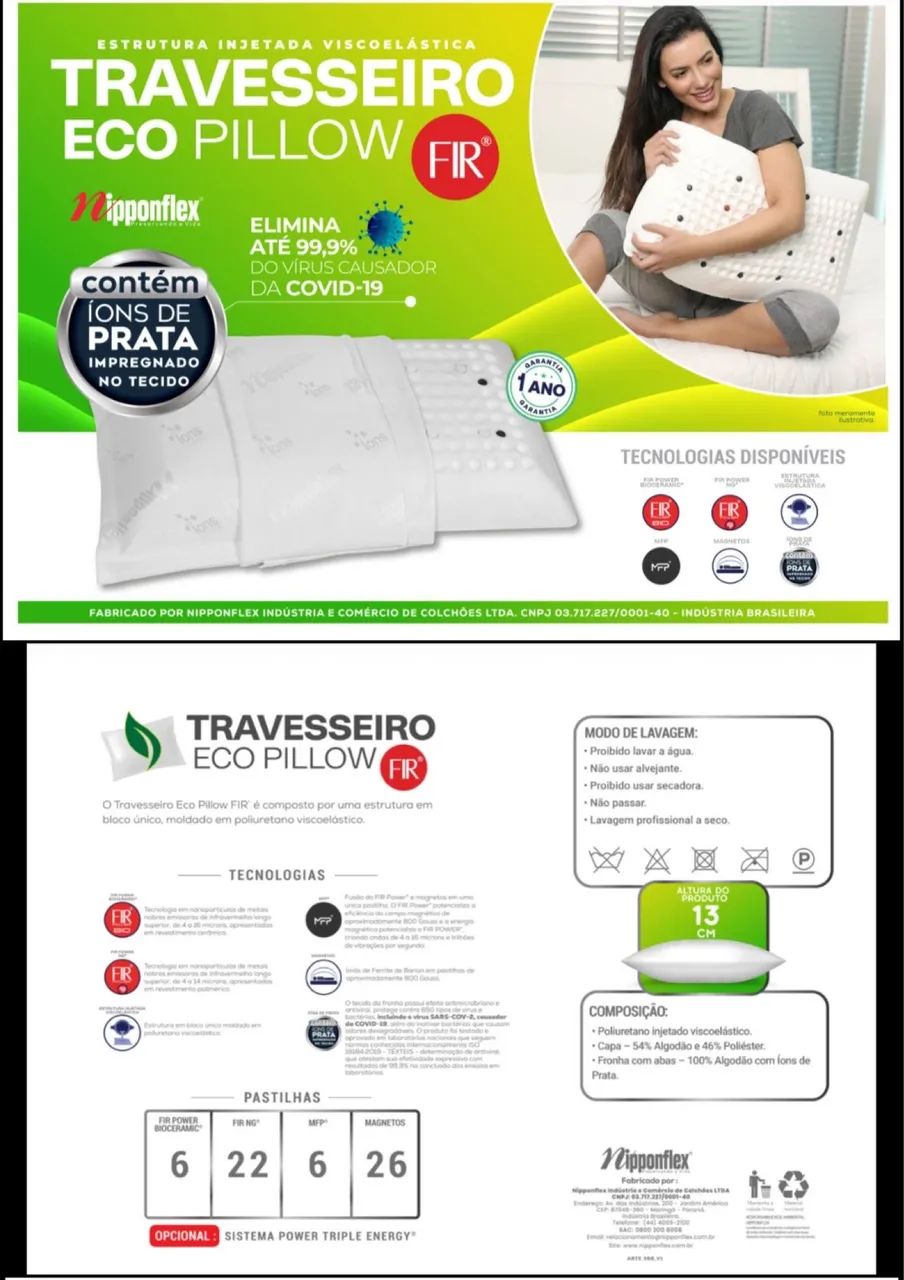 Travesseiro NIPPONFLEX - Foto 4