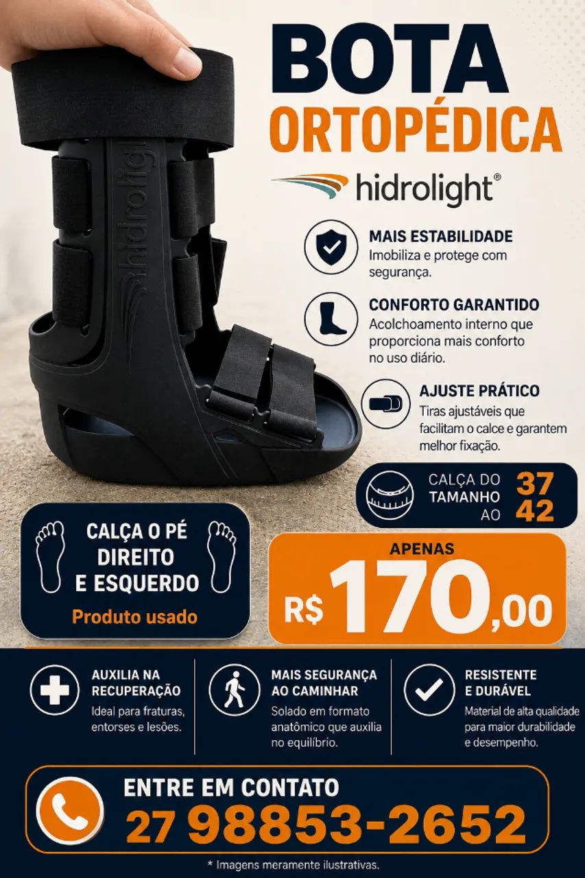 Bota ortopédica hidrolight 