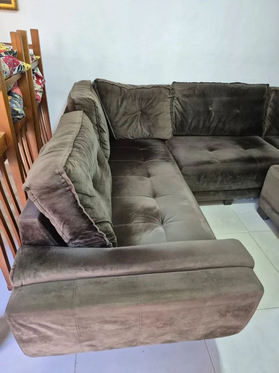 Sofá de canto em L - Foto 4