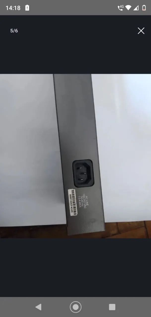 Switch Ethernet D- Link Des - 3226L Usado - Foto 5