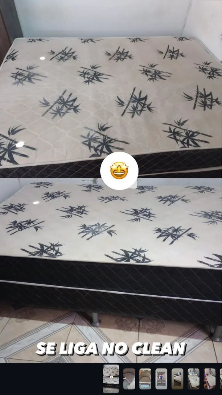 Higienização e limpeza estofados 