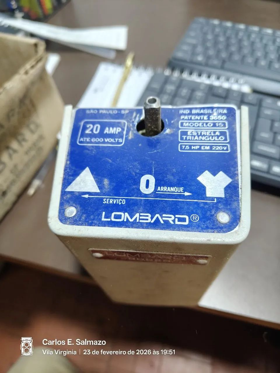 Chave Estrela Triângulo 20amp - Foto 3