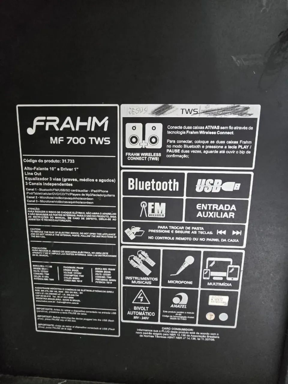 CAIXA DE SOM MF 700 TWS - Foto 2