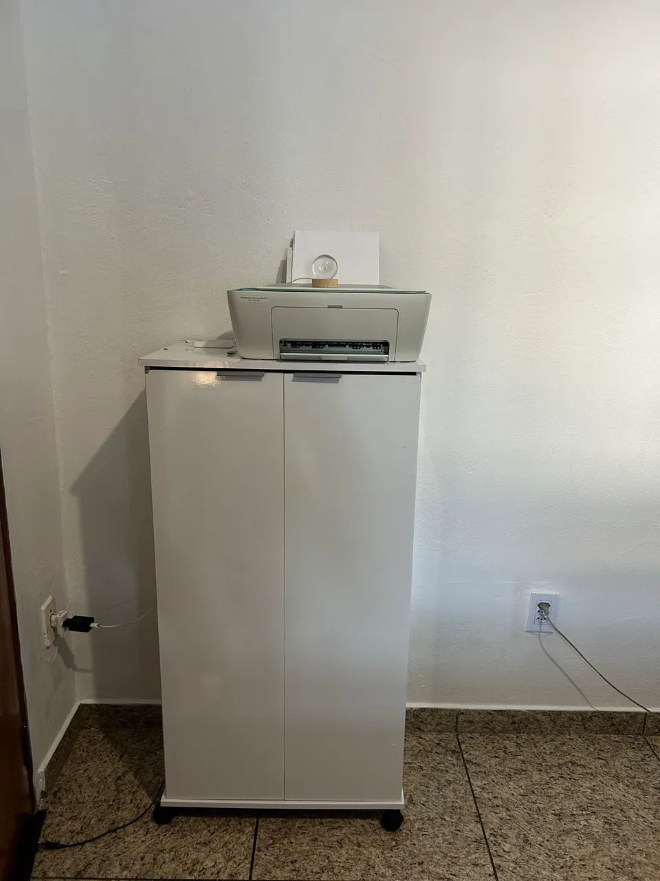 Armário branco multiuso com rodinhas  - Foto 3