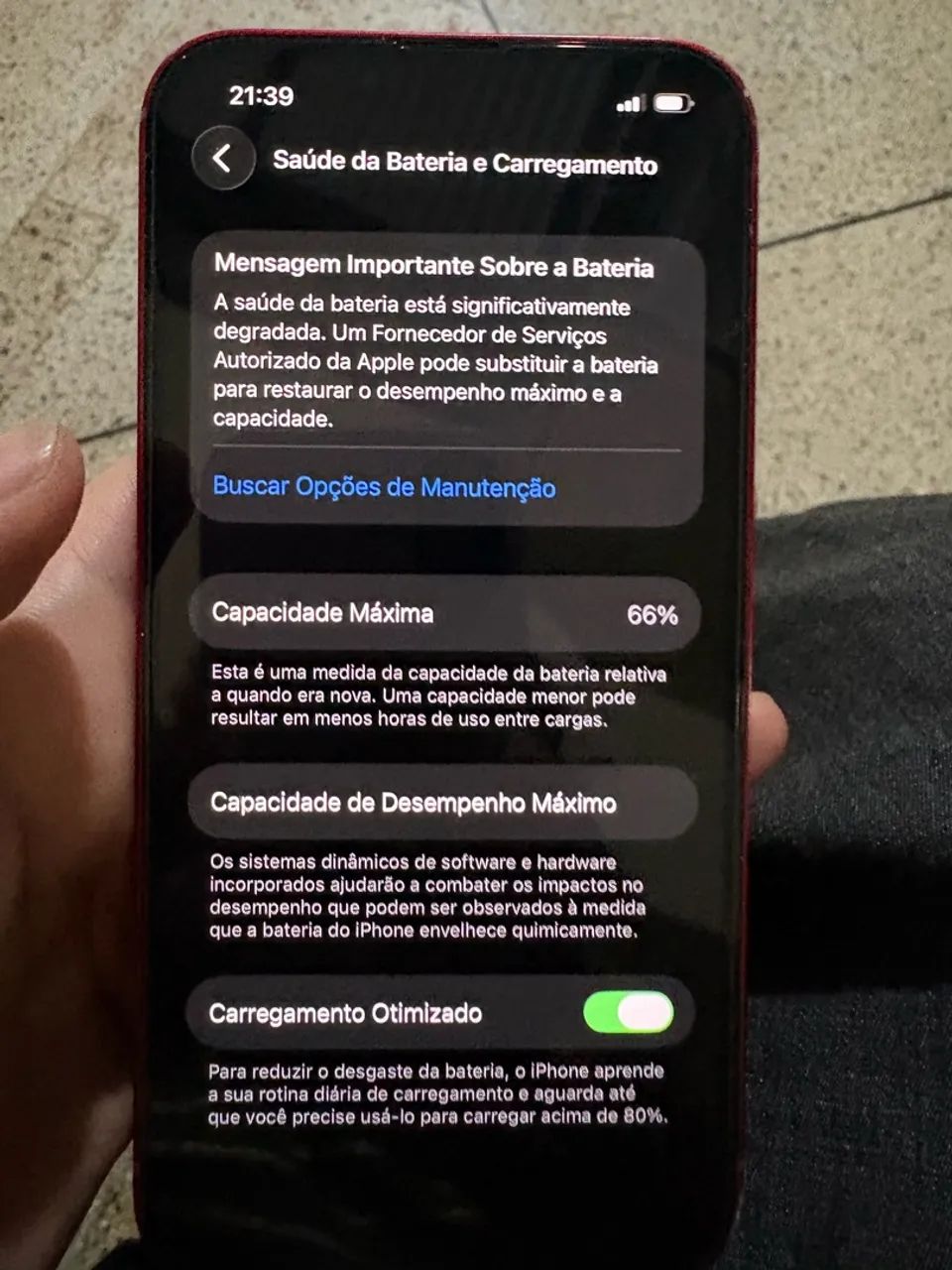 iPhone 13 256gb Red Edition - Usado - Foto 5