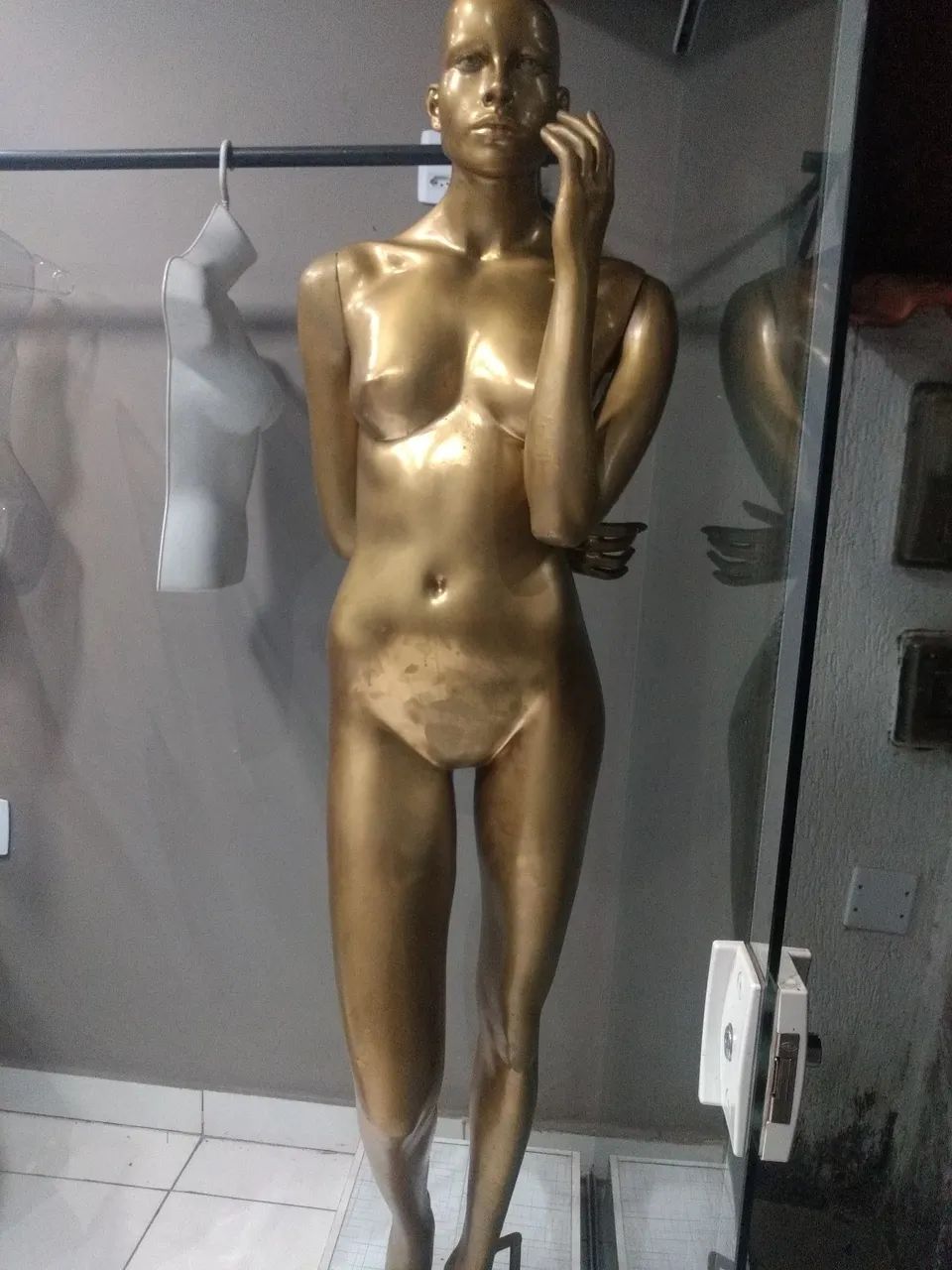 Manequim de gesso