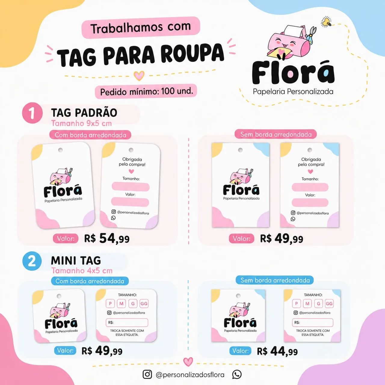 Papelaria personalizada 