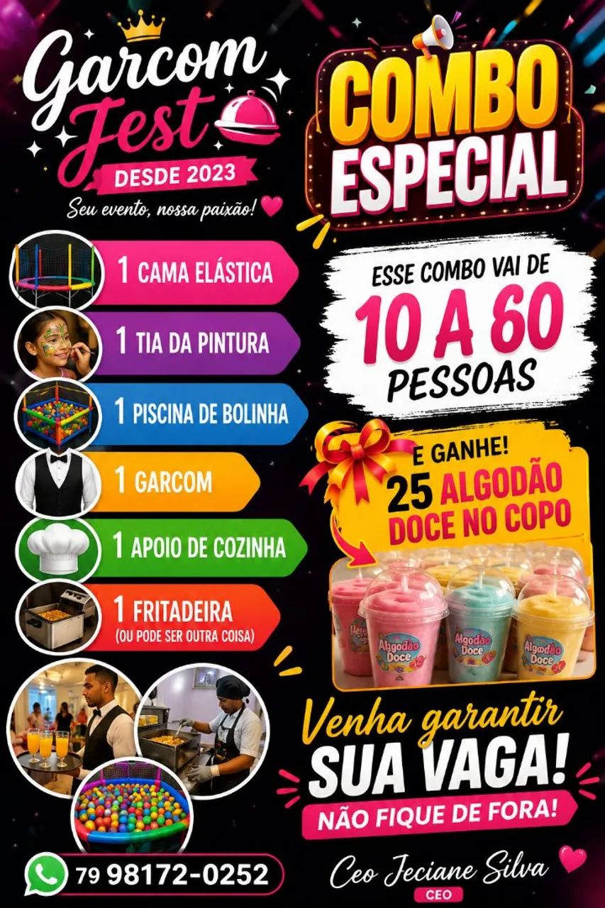 Garcom fest desde 2023 mega promoção 