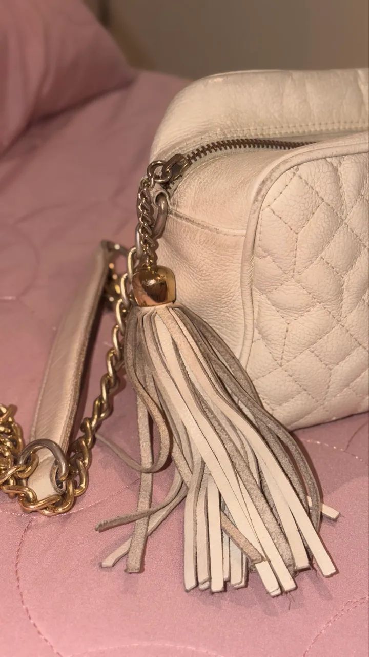 Bolsa Luiza Barcelos Grande Off white - Foto 2