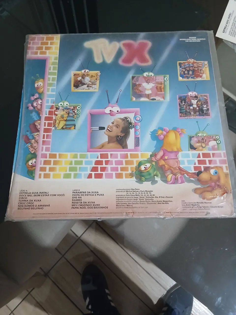 LP Vinil Karaokê Da Xuxa (1987) Com Encarte Original - Bom Estado - Foto 4