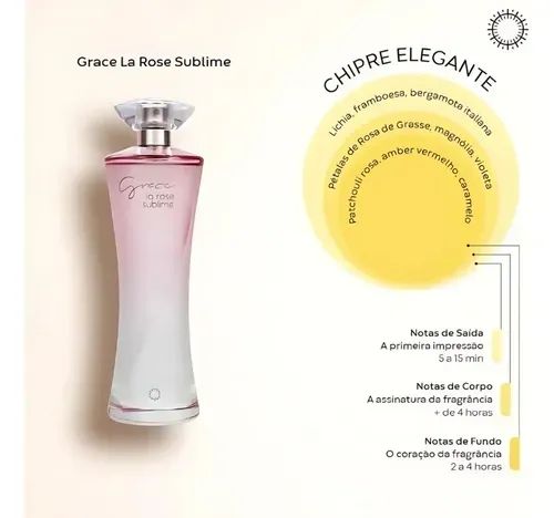Perfume Grace La Rose Pronta Entrega Hinode - Foto 4