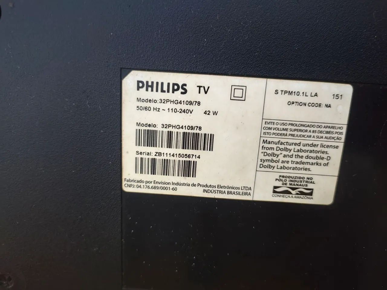 TV Philips 32" LED - Foto 3