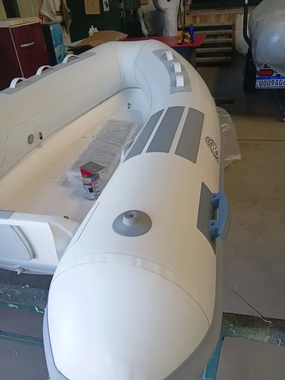 Bote flexboat SR 9.5 branco zero - Foto 5