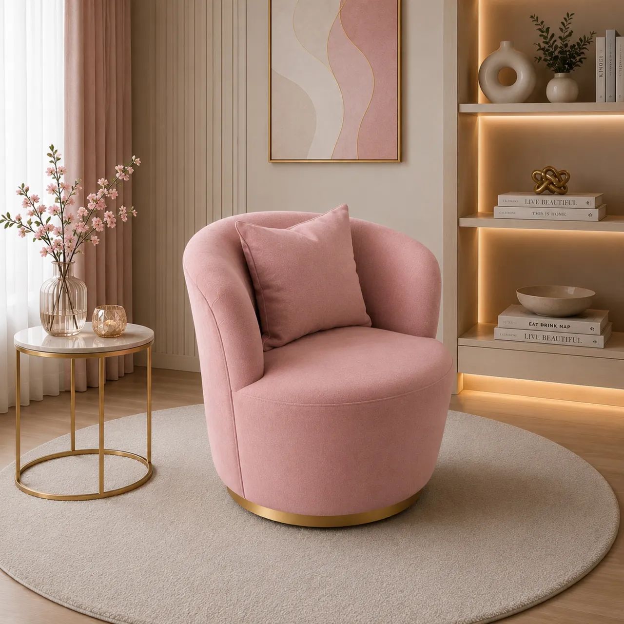 Poltrona Maranata Design Orgânico com Base Metálica - Foto 3