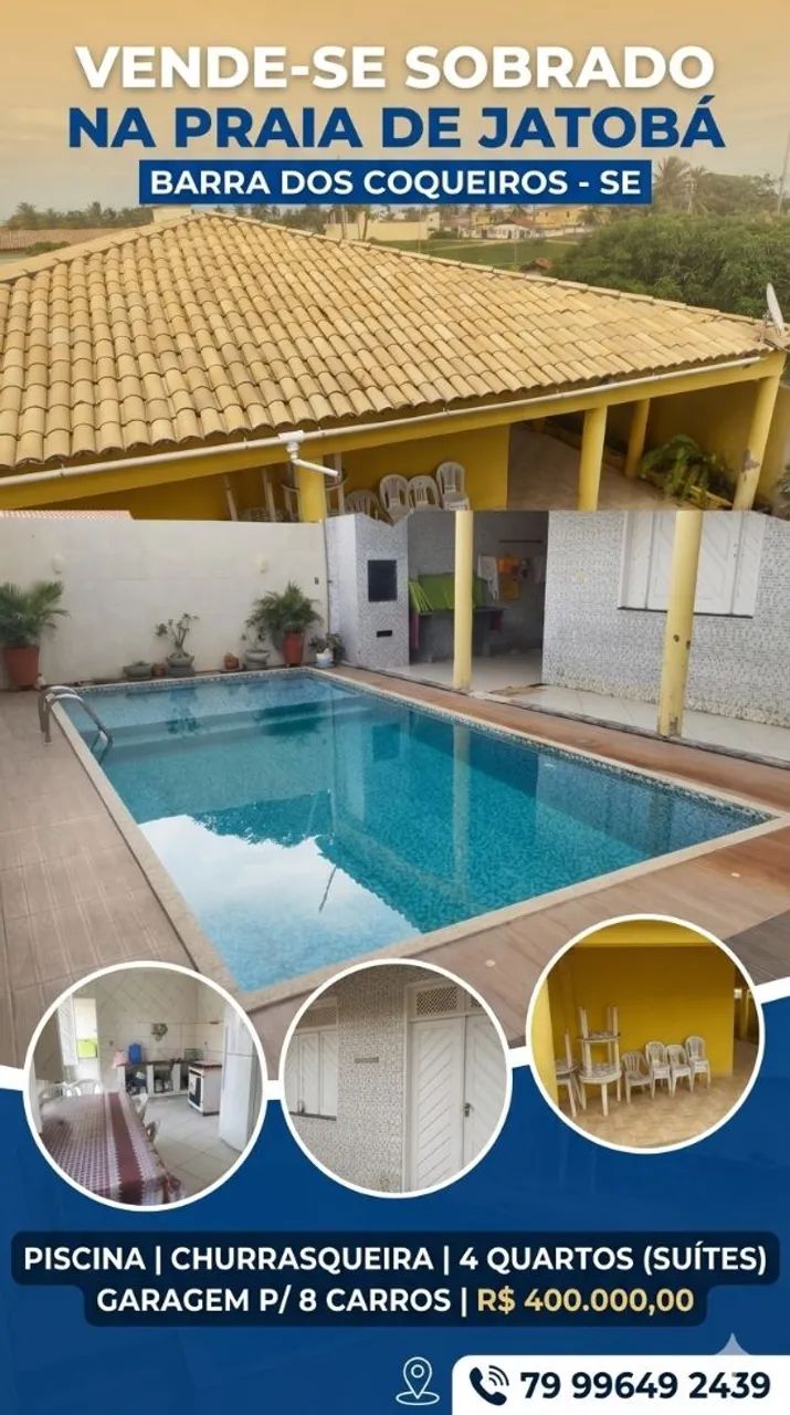 VENDE-SE CASA NA PRAIA DE JATOBÁ!