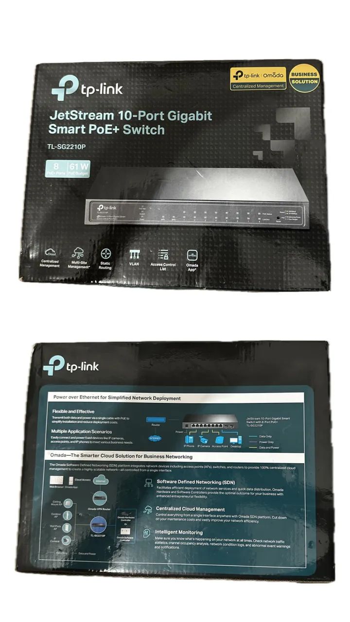 JetStream 10-Port Gigabit Smart PoE+ Switch