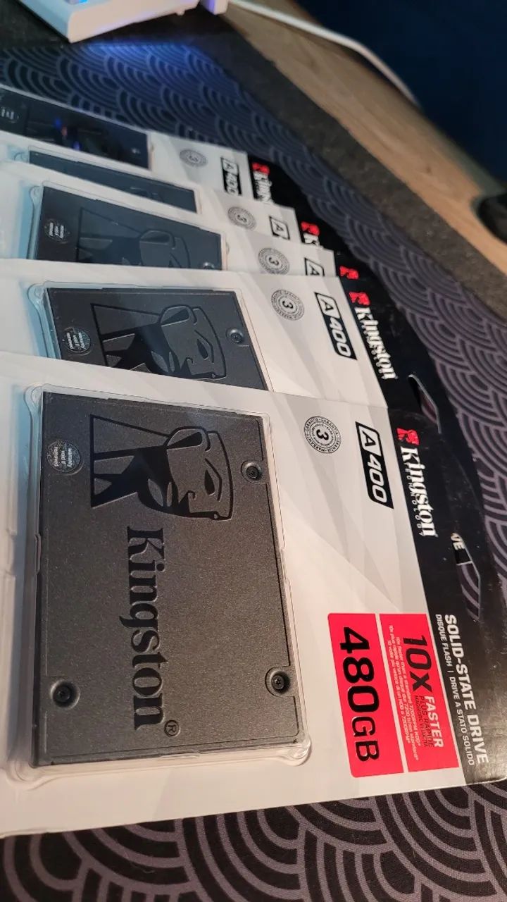 NOVO LACRADO SSD 480GB Kingston